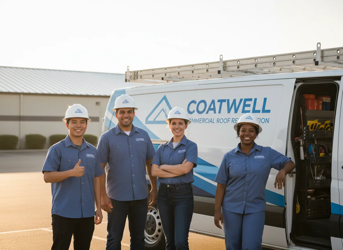 Commercial roof coating company in Dutton, AL